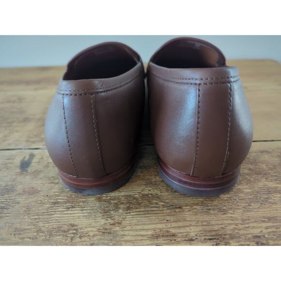 Coach Sculpt C Leather Loafers Mens 9.5D Brown EUC - Picture 9 of 10